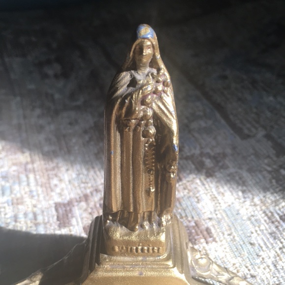 Antique St. Therese Inkwell - Picture 4 of 7